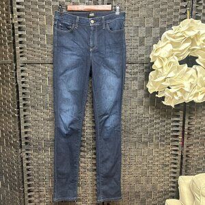 Paige Skinny Stretch Dark Blue Denim Jeans Size 27
